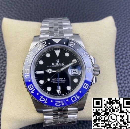 Dial M126710BLNR-0002 Factory Master Black Rolex GMT II Clean 0224